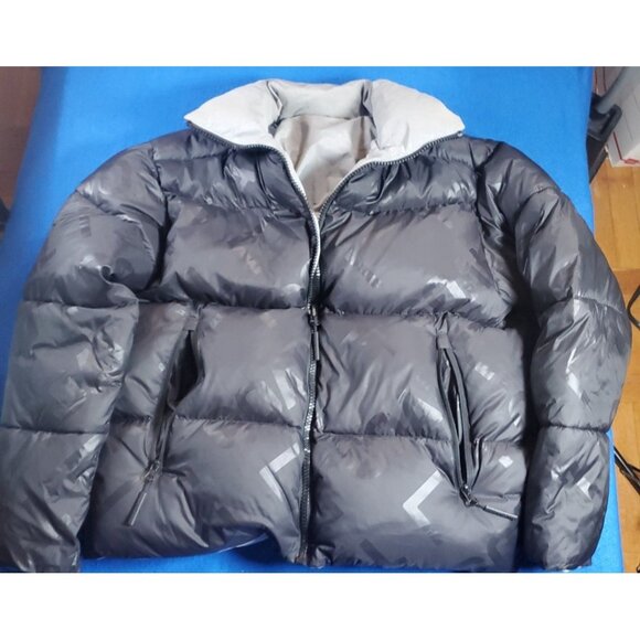 Global Studio Black OVERSIZED Puffer Coat Men's Medium - Picture 1 of 16